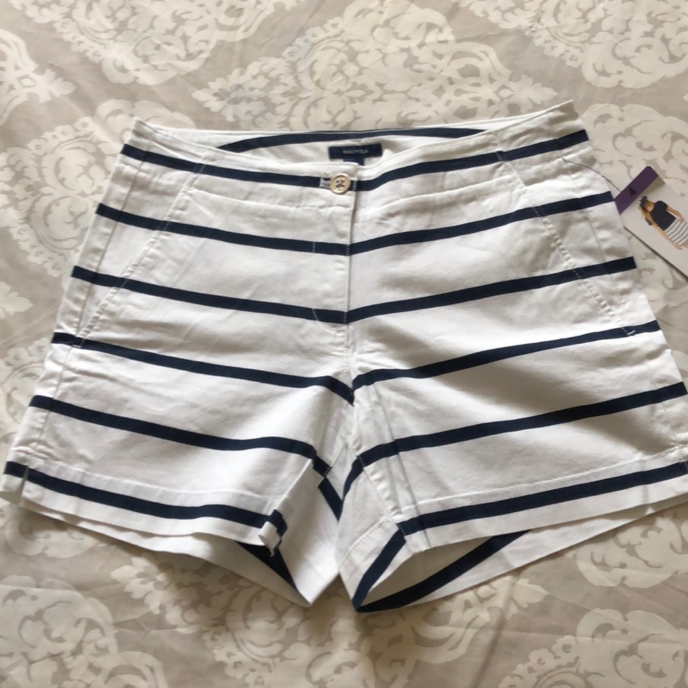 Nautica cotton striped shorts - EUC